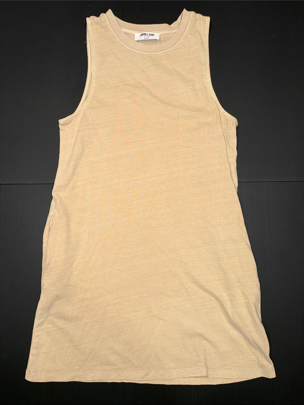 Double Zero Beige Tank Dress